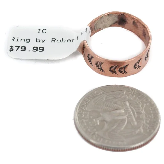Handmade Navajo Copper Ring NB160209025309 Handmade Navajo Copper Ring NB160209025309