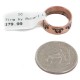 Certified Authentic Handmade Horse Navajo Native American Pure Copper Ring 17094-2