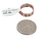 Handmade Certified Authentic Navajo Native American Pure Copper Ring 17094-1