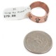 Certified Authentic Cross Handmade Navajo Native American Pure Copper Ring 17093-6