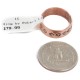 Certified Authentic Handmade Navajo Native American Pure Copper Ring 17093-8