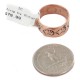 Bear Handmade Certified Authentic Navajo Native American Pure Copper Ring 17092-1