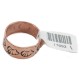 Bear Handmade Certified Authentic Navajo Native American Pure Copper Ring 17092-1