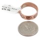 Handmade Certified Authentic Bear Navajo Native American Pure Copper Ring Size 10 1/2 17091-16