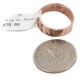Handmade Feather Certified Authentic Navajo Native American Pure Copper Ring 17092-7