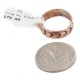 Handmade Certified Authentic Navajo Native American Pure Copper Ring 17093-3