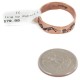 Handmade Certified Authentic Navajo Native American Pure Copper Ring 17091-3