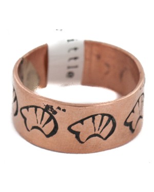 Bear Handmade Certified Authentic Navajo Native American Pure Copper Ring 17092-1