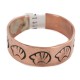 Handmade Certified Authentic Bear Navajo Native American Pure Copper Ring Size 10 1/2 17091-16