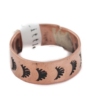 Handmade Certified Authentic Navajo Native American Pure Copper Ring 17093-5