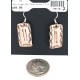 Handmade Certified Authentic Arrow Navajo Pure Copper Native American Dangle Earrings 18170-7
