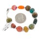 Navajo .925 Sterling Silver Certified Authentic Quartz and Agate Native American Bracelet 13052-1 Navajo .925 Sterling Silver Certified Authentic Quartz and Agate Native American Bracelet 13052-1