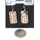 Handmade Certified Authentic Navajo Native American Pure Copper Dangle Earrings 18170-12