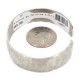 Handmade Certified Authentic Hammered Navajo Native American Nickel Bracelet 13057