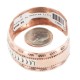 Navajo .925 Sterling Silver Certified Authentic Handmade Native American Pure Copper Bracelet 13055-3