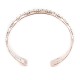 Navajo .925 Sterling Silver Certified Authentic Handmade Native American Pure Copper Bracelet 13055-3