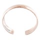 Handmade Hammered Certified Authentic Navajo Native American Pure Copper Bracelet 13054-1