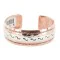 .925 Sterling Silver Navajo Handmade Native American Pure Copper Bracelet 13055-4 .925 Sterling Silver Navajo Handmade Native American Pure Copper Bracelet 13055-4