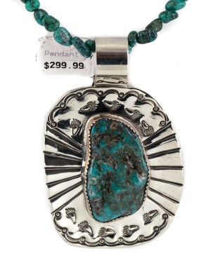 Bear Paws Certified Authentic Nickel .925 Sterling Silver Handmade Navajo Coral Natural Turquoise Native American Necklace 12812-4-750118-20