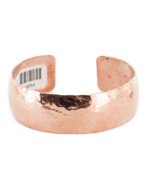 Handmade Hammered Certified Authentic Navajo Native American Pure Copper Bracelet 13054-1