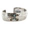 Nickel Brass Navajo Handmade Certified Authentic Natural Turquoise Native American Bracelet 13031-1 Nickel Brass Navajo Handmade Certified Authentic Natural Turquoise Native American Bracelet 13031-1