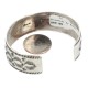 Nickel Navajo Handmade Certified Authentic Natural Turquoise Native American Bracelet 13026-8