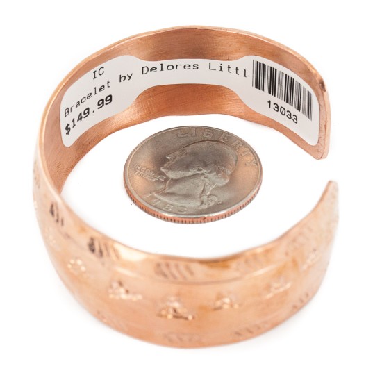 Navajo Horse Handmade Certified Authentic Pure Copper Native American Bracelet 13033 Navajo Horse Handmade Certified Authentic Pure Copper Native American Bracelet 13033