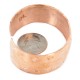Navajo Hammered Horse Handmade Certified Authentic Pure Copper Native American Bracelet 13032