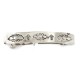 Cross Certified Authentic Handmade Nickel Navajo Native American Hair Barrette 10343-6