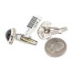 Handmade Certified Authentic Navajo .925 Sterling Silver Natural Black Onyx Native American Cuff Links 19128-2