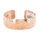Navajo Hammered Horse Handmade Certified Authentic Pure Copper Native American Bracelet 13032