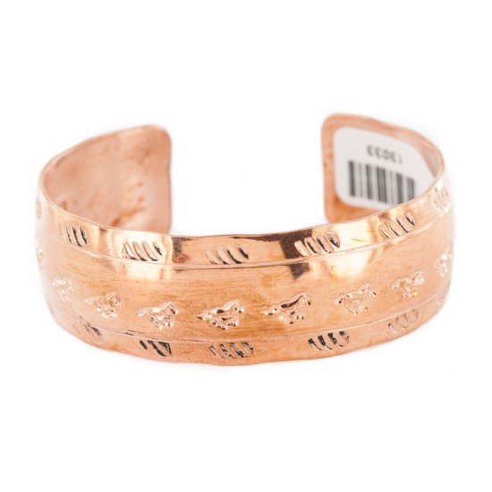 Navajo Horse Handmade Certified Authentic Pure Copper Native American Bracelet 13033 Navajo Horse Handmade Certified Authentic Pure Copper Native American Bracelet 13033