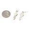 Handmade Navajo .925 Sterling Silver Coral Native American Dangle Earrings 27216-3 Handmade Navajo .925 Sterling Silver Coral Native American Dangle Earrings 27216-3