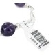 Certified Authentic Navajo Nickel Natural Amethyst Native American Bracelet 13064-5