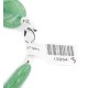 Certified Authentic Nickel Navajo Natural Jade Native American Bracelet 13064-3