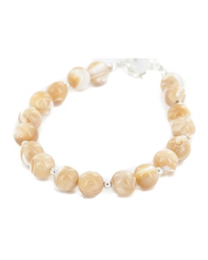 Certified Authentic Navajo Nickel Natural Agate Native American Bracelet 13066-2 Certified Authentic Navajo Nickel Natural Agate Native American Bracelet 13066-2