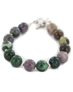 Certified Authentic Nickel Navajo Natural Green Agate Native American Bracelet 13066-1 Certified Authentic Nickel Navajo Natural Green Agate Native American Bracelet 13066-1