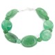 Certified Authentic Nickel Navajo Natural Jade Native American Bracelet 13064-3