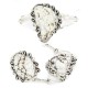 Large Handmade Certified Authentic Navajo .925 Sterling Silver Natural White Buffalo Native American Slave Bracelet Ring 13072 Large Handmade Certified Authentic Navajo .925 Sterling Silver Natural White Buffalo Native American Slave Bracelet Ring 13072