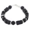 Nickel Navajo Natural Purple Goldstone Native American Bracelet 13063-1 Nickel Navajo Natural Purple Goldstone Native American Bracelet 13063-1