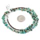 Certified Authentic Navajo .925 Sterling Silver Turquoise Native American Necklace 15851-380