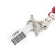 Certified Authentic Navajo Nickel Coral Native American Necklace 25291-10
