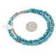 Certified Authentic Navajo .925 Sterling Silver Natural Turquoise Coral Native American Necklace 15771-81 Certified Authentic Navajo .925 Sterling Silver Natural Turquoise Coral Native American Necklace 15771-81