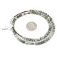 Certified Authentic Navajo .925 Sterling Silver Natural Hematite Green Jasper Native American Delicate Necklace Chain 15963-20