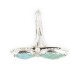 .925 Sterling Silver Handmade Certified Authentic Navajo Natural Turquoise Native American Ring 18187-11