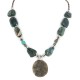 Certified Authentic Navajo .925 Sterling Silver Natural Turquoise Agate Native American Necklace 15778-213 Certified Authentic Navajo .925 Sterling Silver Natural Turquoise Agate Native American Necklace 15778-213