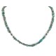 Certified Authentic Navajo .925 Sterling Silver Natural Turquoise Hematite Native American Necklace 15979-50