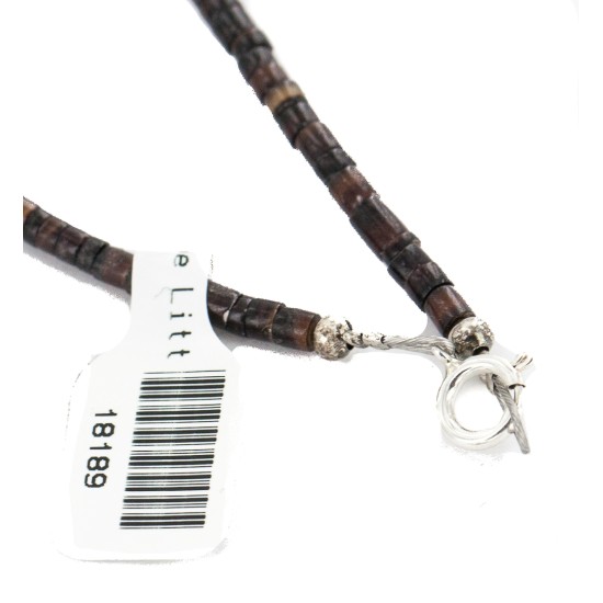 Certified Authentic Navajo .925 Sterling Silver Natural Turquoise Amethyst Mother of Pearl Native American Necklace 18189 Certified Authentic Navajo .925 Sterling Silver Natural Turquoise Amethyst Mother of Pearl Native American Necklace 18189