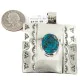 Handmade Bear Paw Navajo Pendant with Natural Turquoise, Nickel, Model NB160211180351 Handmade Bear Paw Navajo Pendant with Natural Turquoise, Nickel, Model NB160211180351