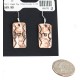 Handmade Horse Navajo Certified Authentic Native American Pure Copper Dangle Earrings 18170-11